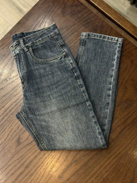 بنطلون جينز نص بوي فريند